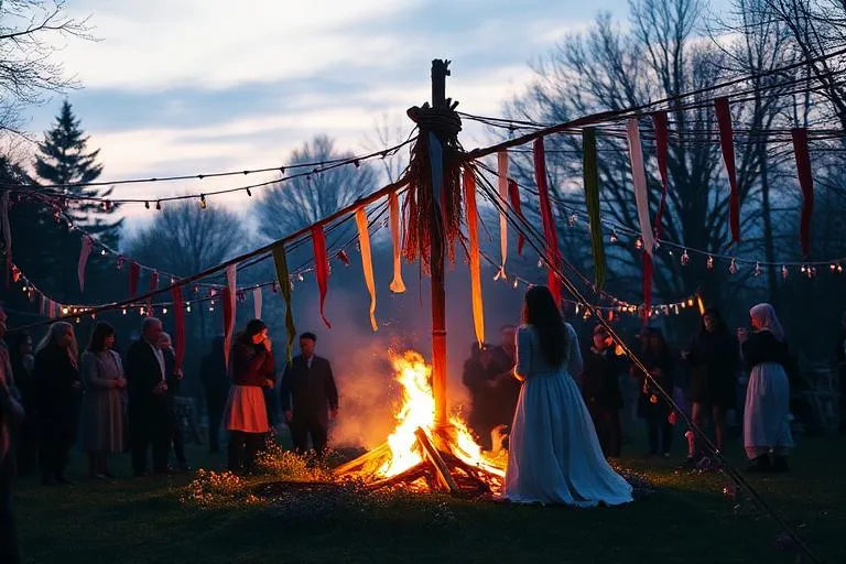 Beltane sabbat celebration