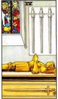 Four of Swords tarot card