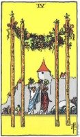 Four of Wands tarot card