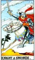 Knight of Swords tarot card