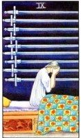 Nine of Swords tarot card