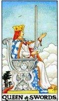 Queen of Swords tarot card