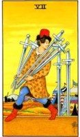 Seven of Swords tarot card