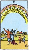 Ten of Cups tarot card