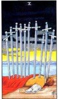 Ten of Swords tarot card