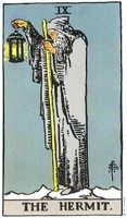 The Hermit tarot card