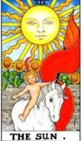The Sun tarot card
