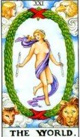 The World tarot card