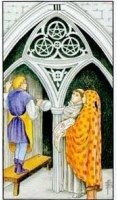 Three of Pentacles tarot card